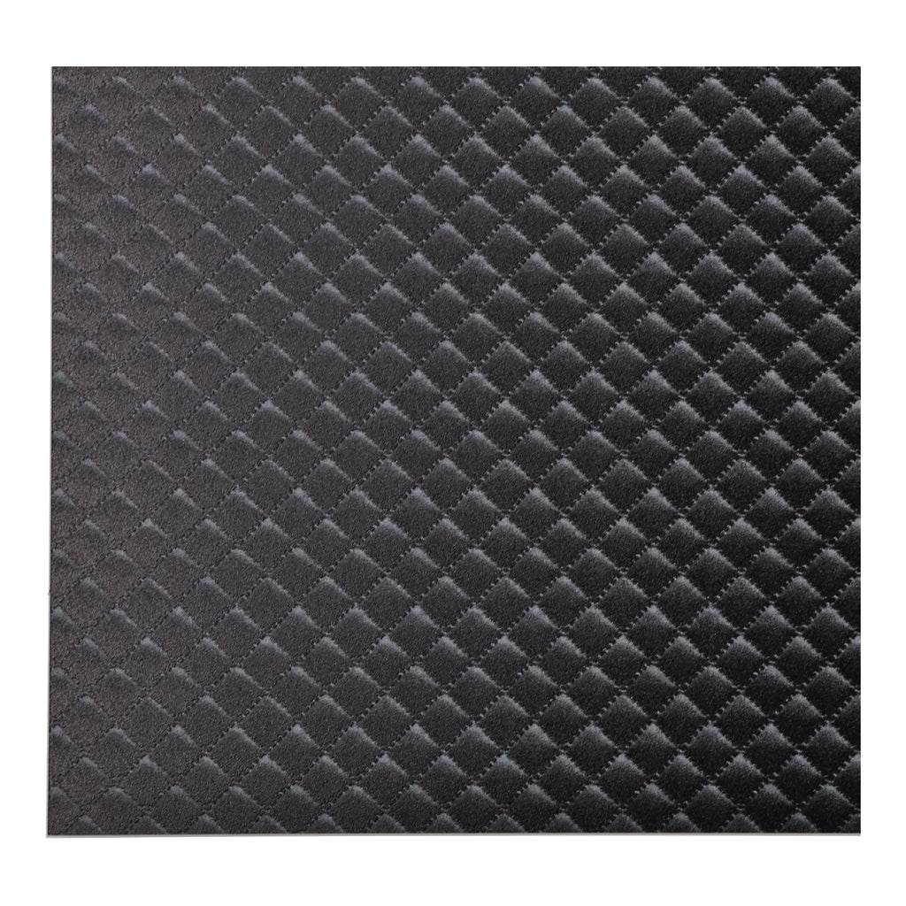 PatternPly® Full Coverage Quilted Leather Micro sheet showing the pattern