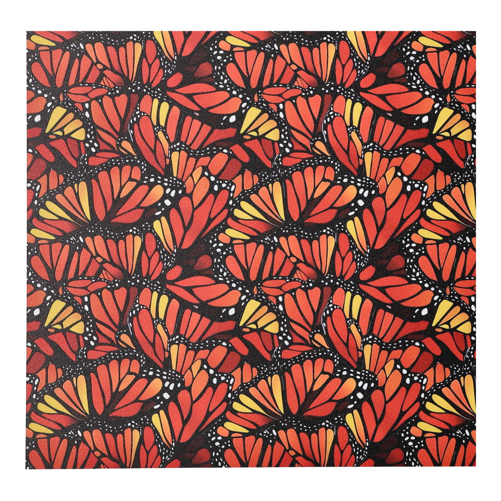 PatternPly® Full Coverage Monarch Wings sheet showing the pattern