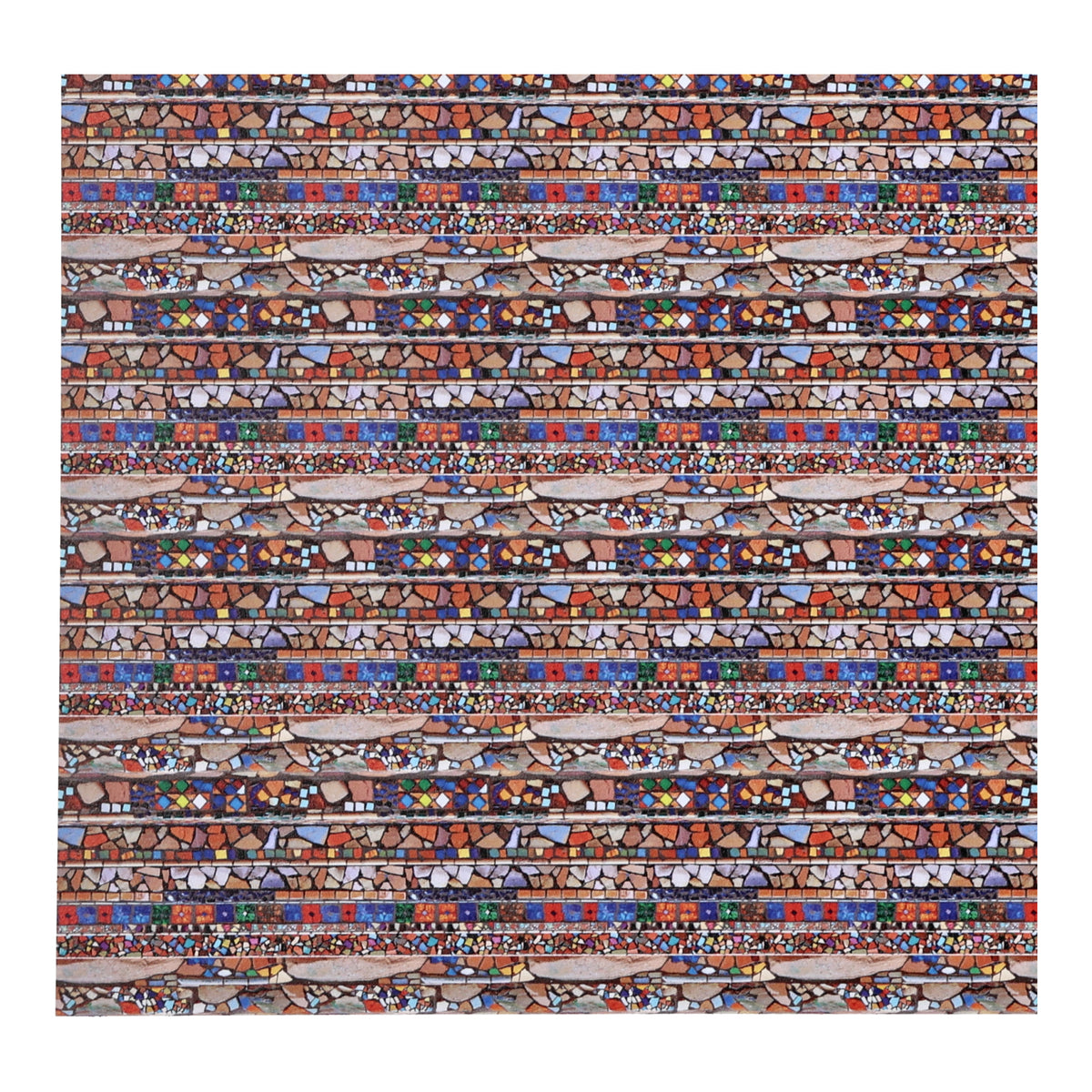 PatternPly® Full Coverage Mosaic Stairs Micro sheet showing the pattern