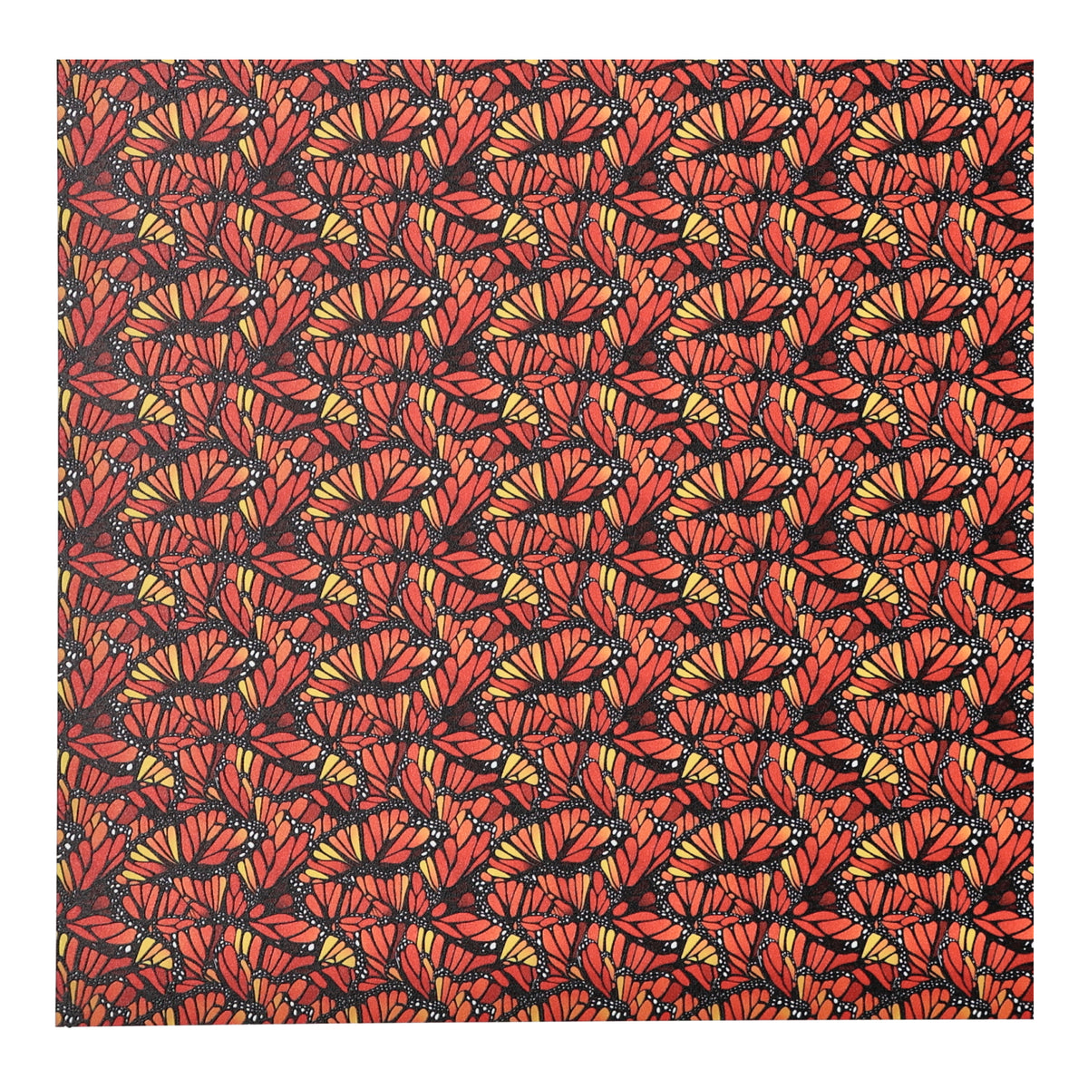 PatternPly® Full Coverage Monarch Wings Micro sheet showing the pattern