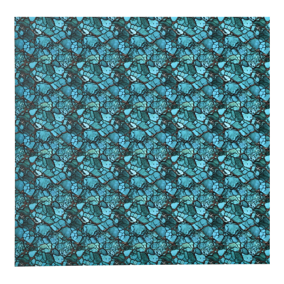 PatternPly® Full Coverage Natural Turquoise Micro sheet showing the pattern