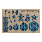 PatternPly® Full Coverage Blue Green Abalone Vertical Ripples product photo 2