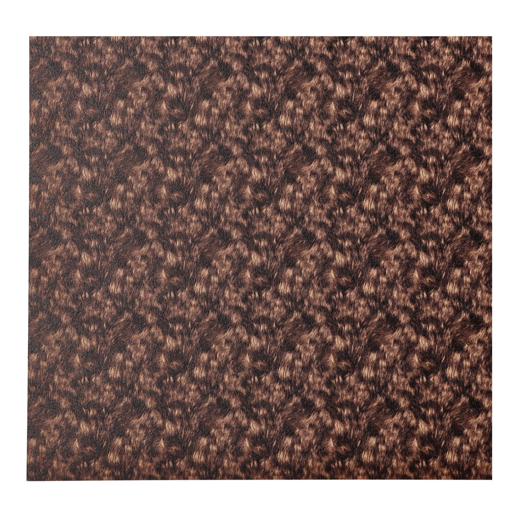 PatternPly® Full Coverage Brown Fur Micro sheet showing the pattern