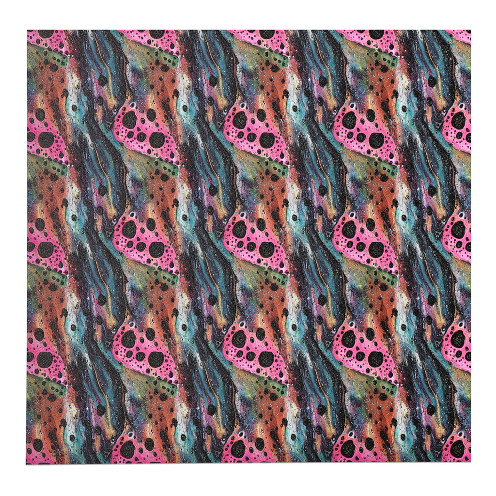 PatternPly® Full Coverage Abstract Fish Micro sheet showing the pattern