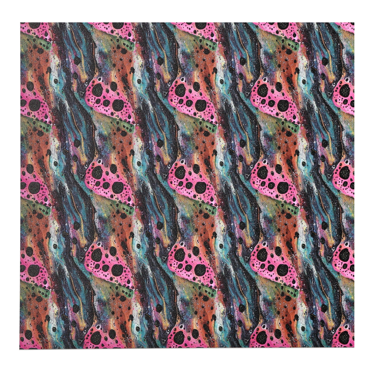 PatternPly® Full Coverage Abstract Fish Micro sheet showing the pattern