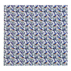 PatternPly® Full Coverage Bluebirds and Flowers Micro sheet showing the pattern