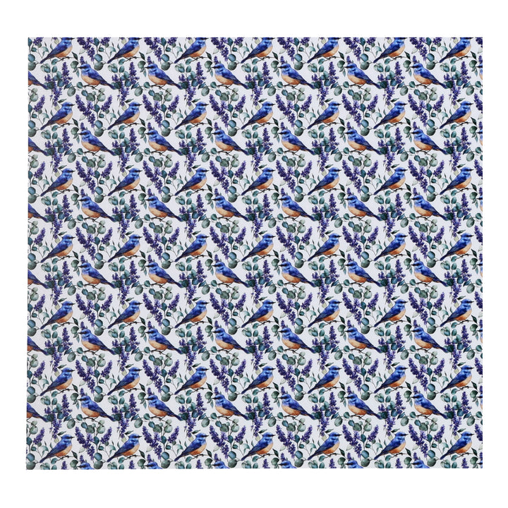 PatternPly® Full Coverage Bluebirds and Flowers Micro
