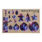 PatternPly® Full Coverage Magenta Blue Abstract product photo 2