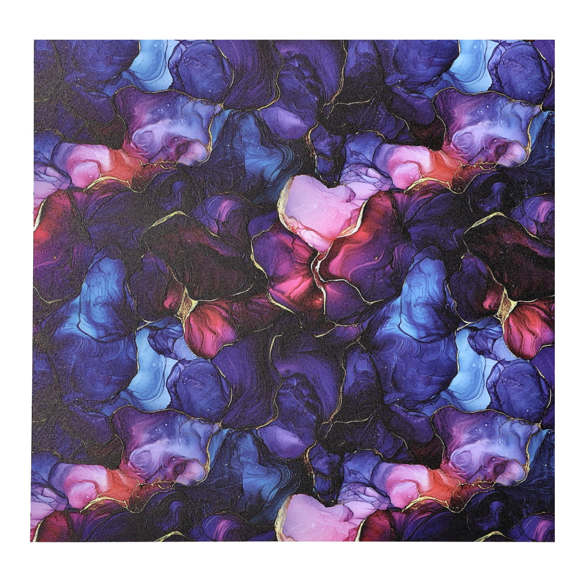 PatternPly® Full Coverage Magenta Blue Abstract sheet showing the pattern