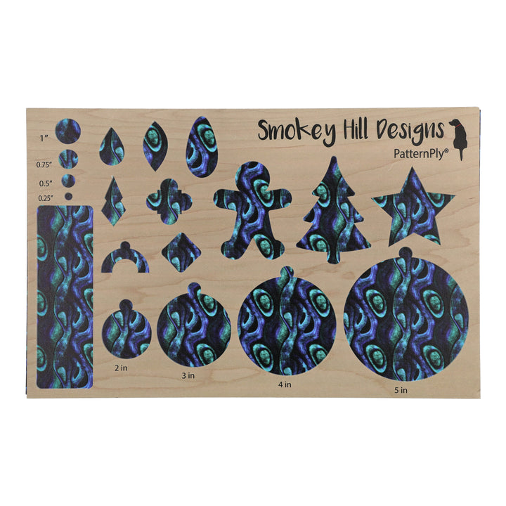 PatternPly® Full Coverage Blue Green Abalone Dots