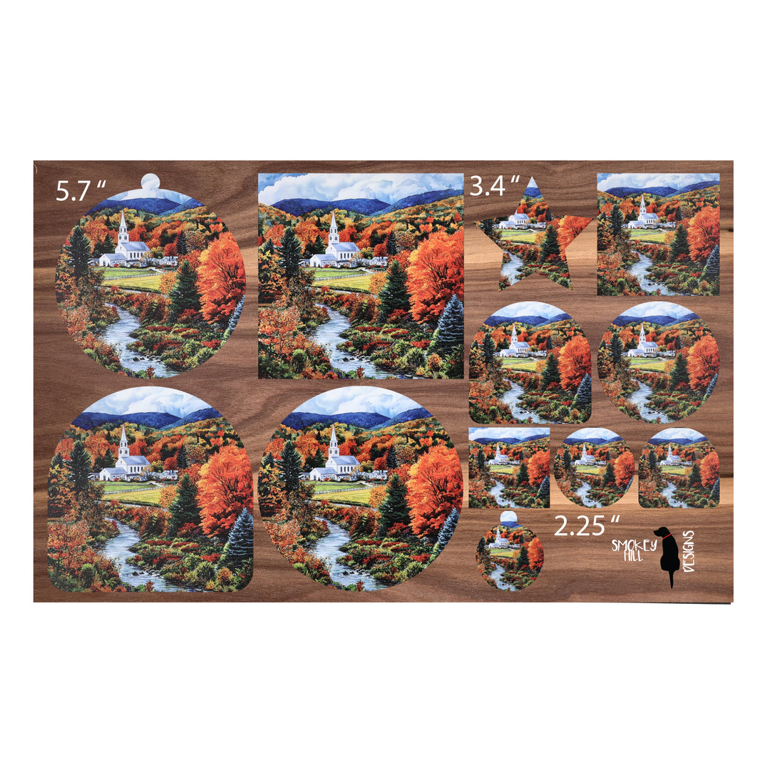 PatternPly® Transparent Fall Church Three Sizes