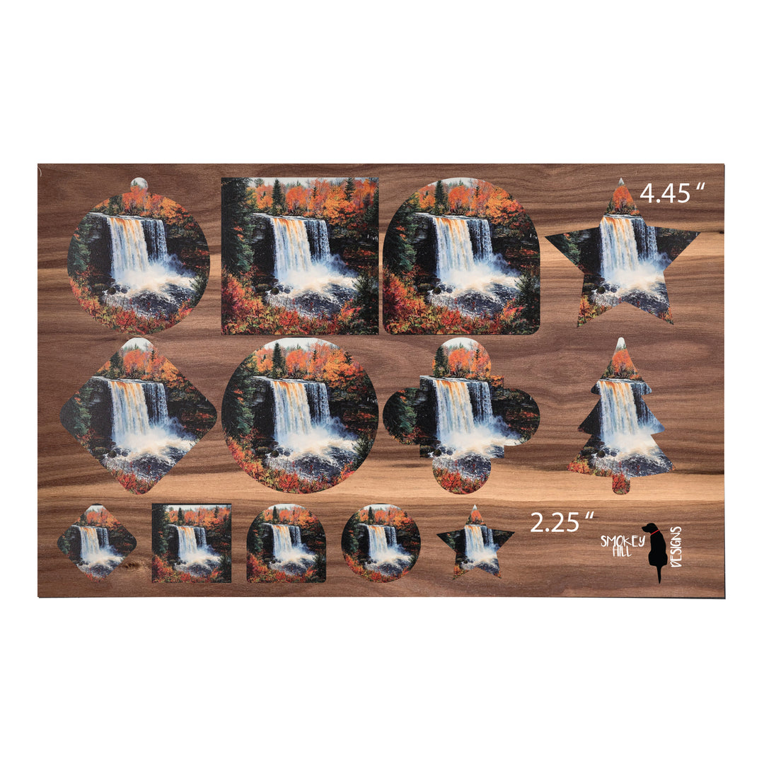 PatternPly® Full Coverage Forest Waterfall Two Sizes