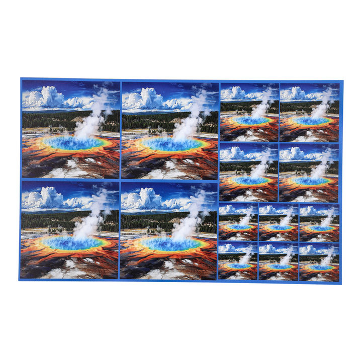 PatternPly® Full Coverage Grand Prismatic Spring Three Sizes