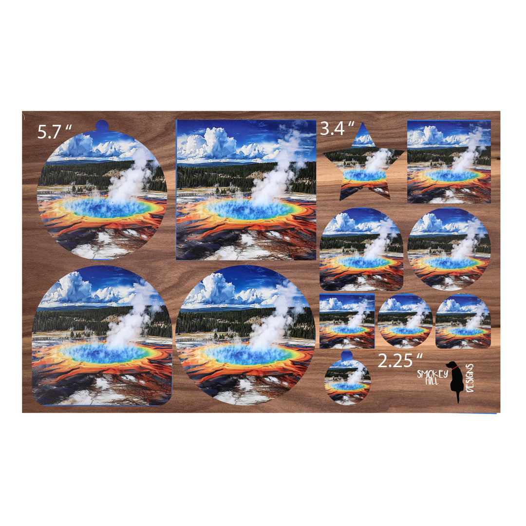 PatternPly® Full Coverage Grand Prismatic Spring Three Sizes
