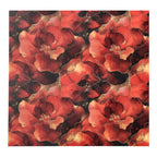 PatternPly® Full Coverage Abstract Red Ink Floral sheet showing the pattern