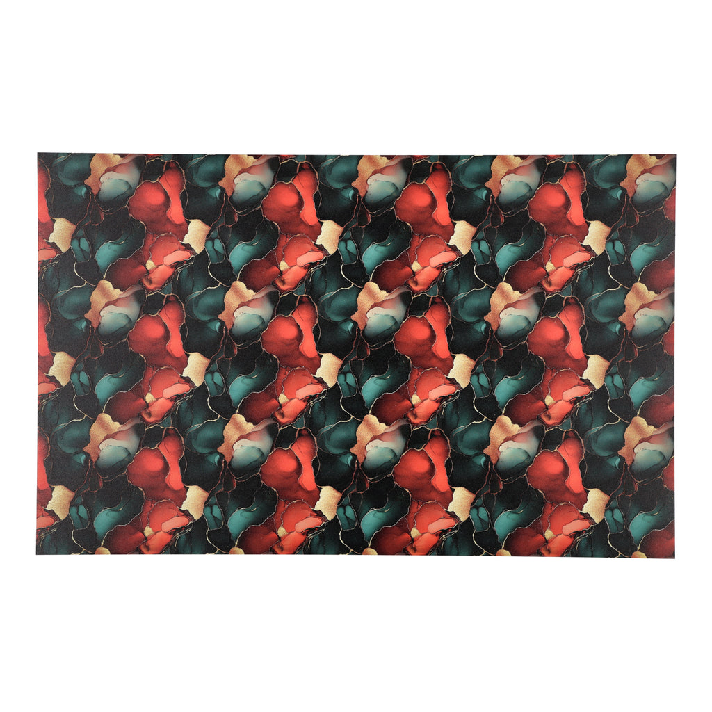 PatternPly® Full Coverage Deep Red Green and Gold Ink product photo 3
