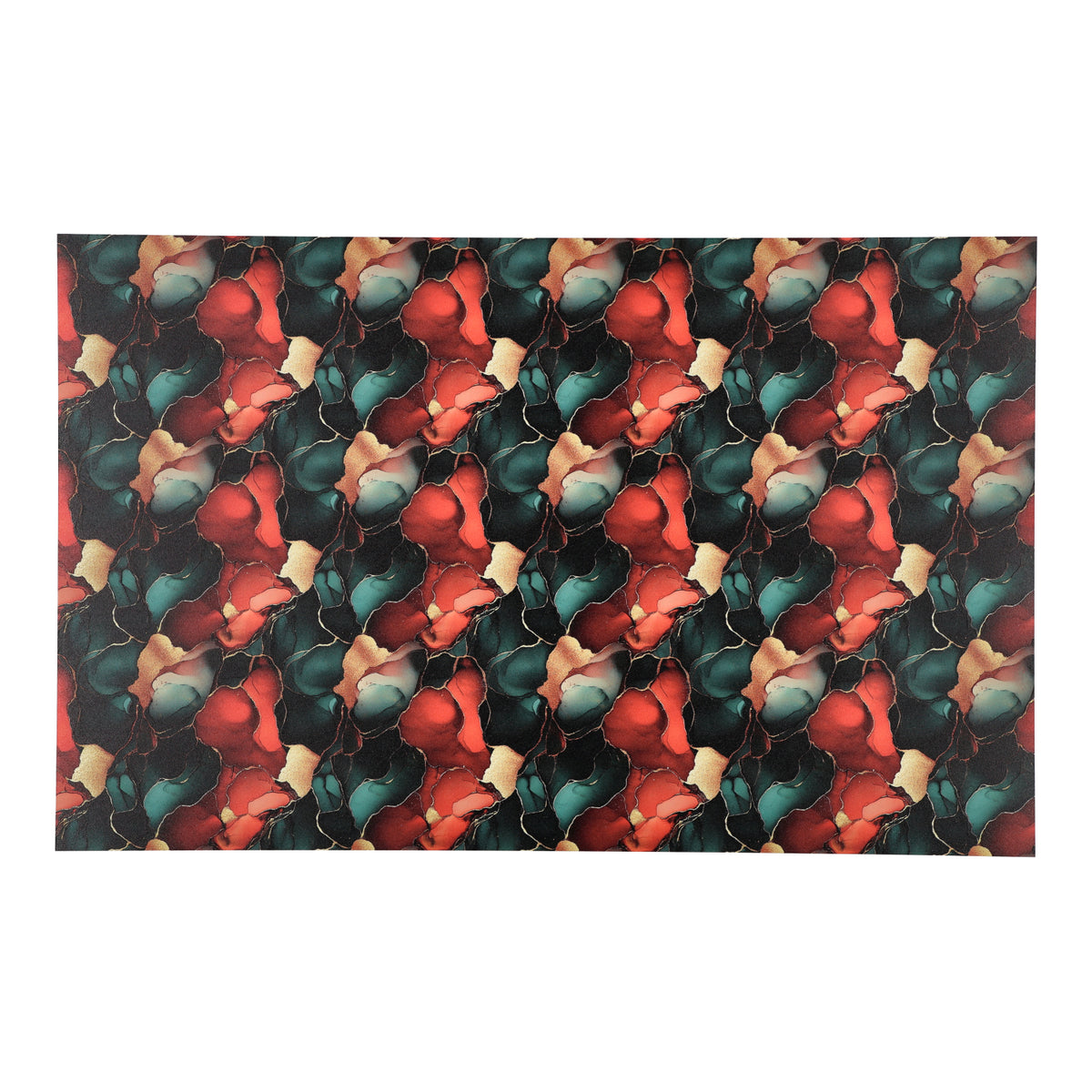 PatternPly® Full Coverage Deep Red Green and Gold Ink product photo 3
