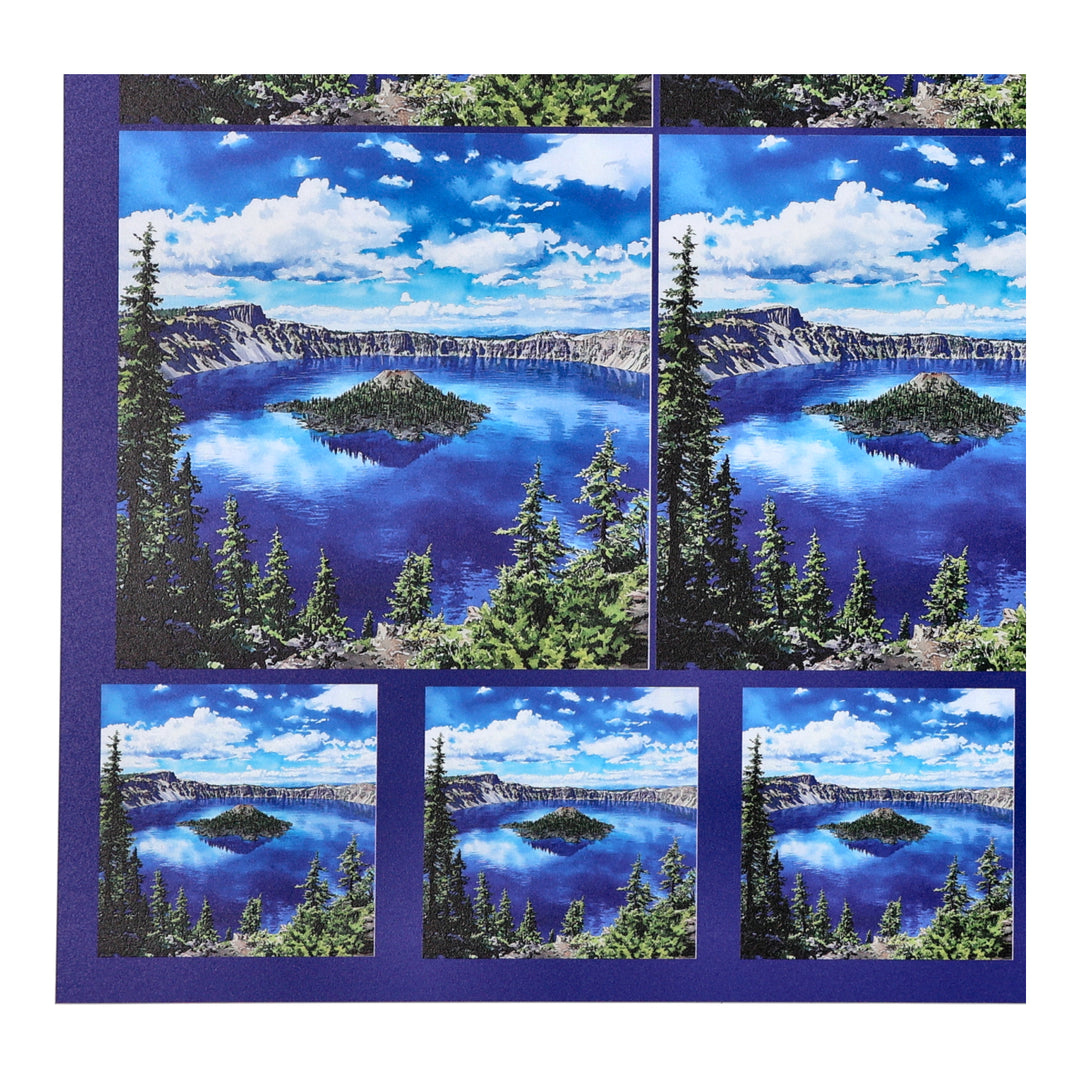 PatternPly® Full Coverage Crater Lake Two Sizes