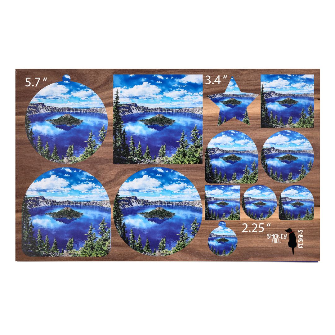 PatternPly® Full Coverage Crater Lake Three Sizes