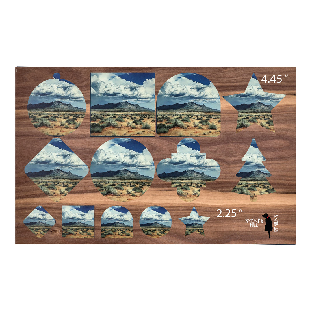 PatternPly® Transparent Desert Mountain Two Sizes