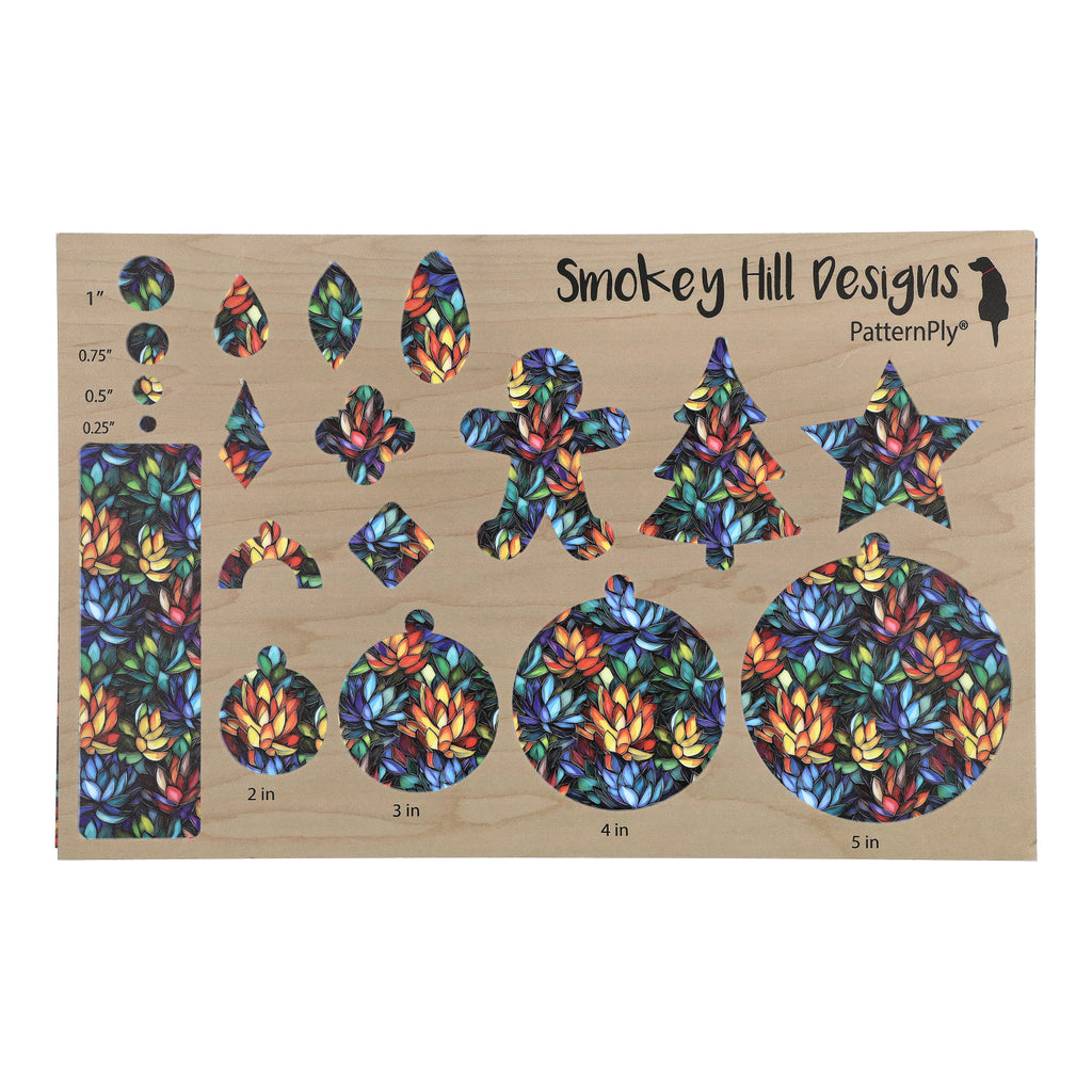 PatternPly® Full Coverage Agave Stained Glass product photo 2