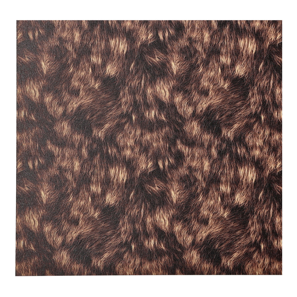 PatternPly® Full Coverage Brown Fur sheet showing the pattern