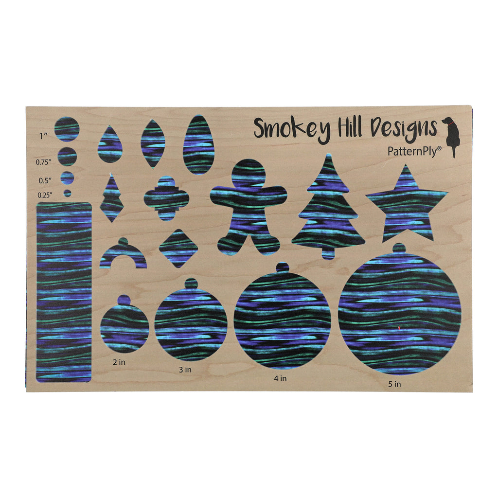 PatternPly® Full Coverage Blue Green Abalone Horizontal Streaks product photo 2