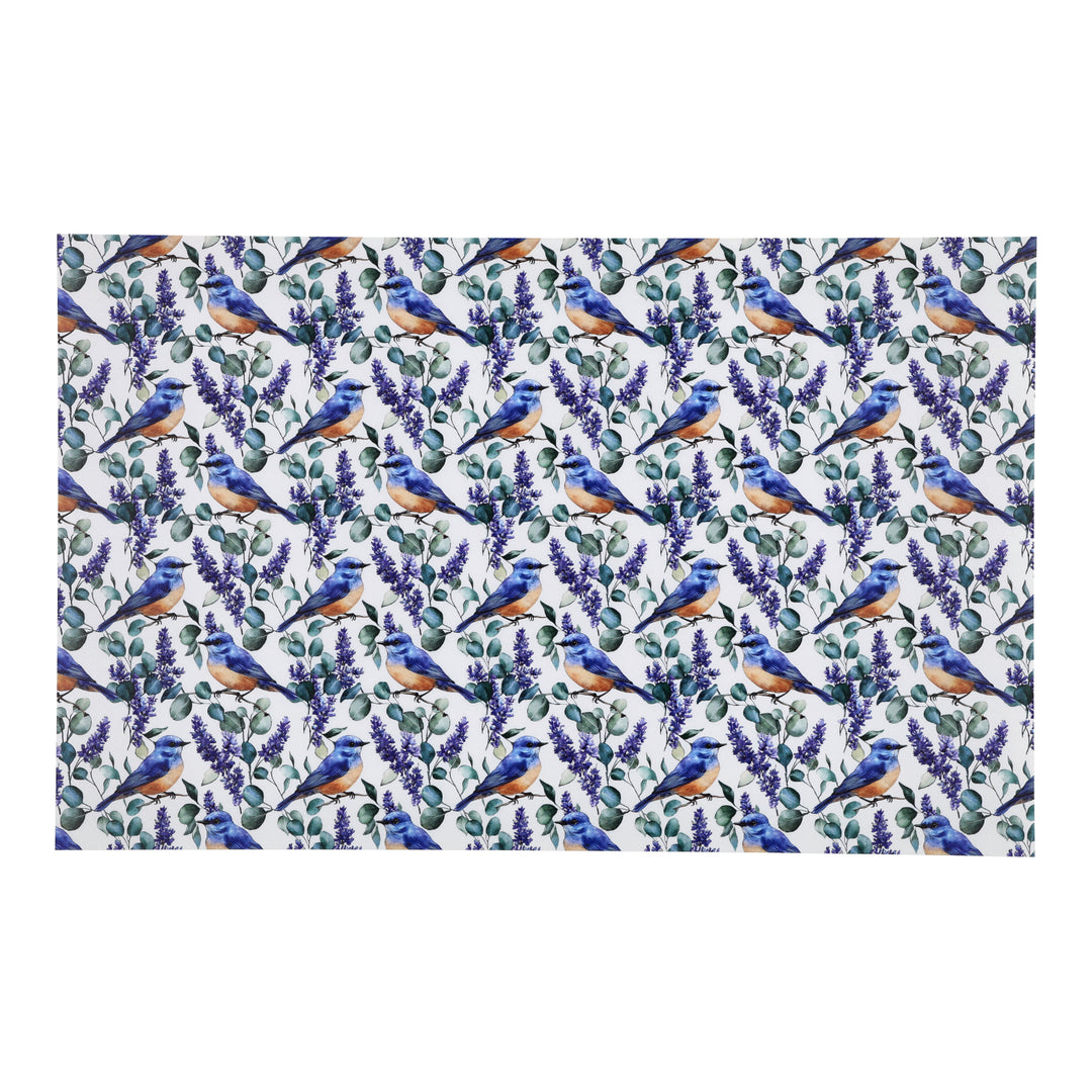 PatternPly® Full Coverage Bluebirds and Flowers