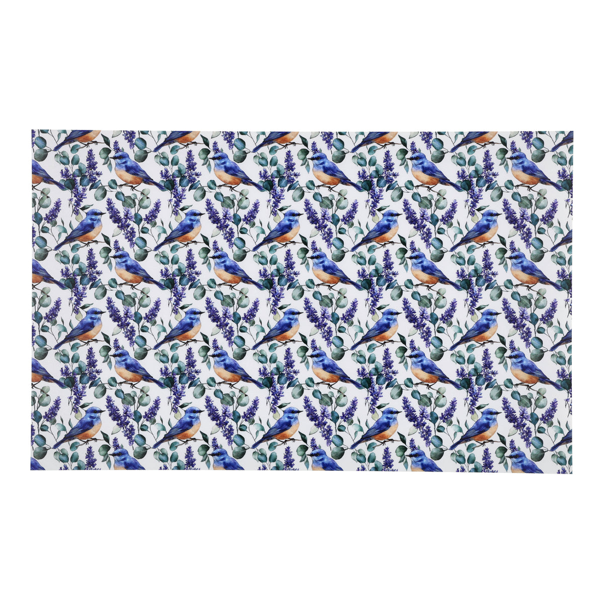 PatternPly® Full Coverage Bluebirds and Flowers product photo 3