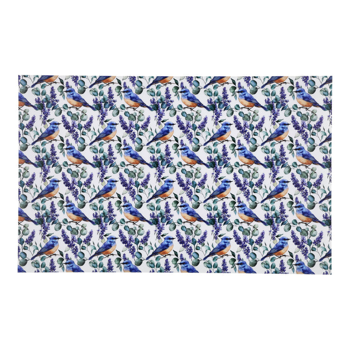 PatternPly® Full Coverage Bluebirds and Flowers