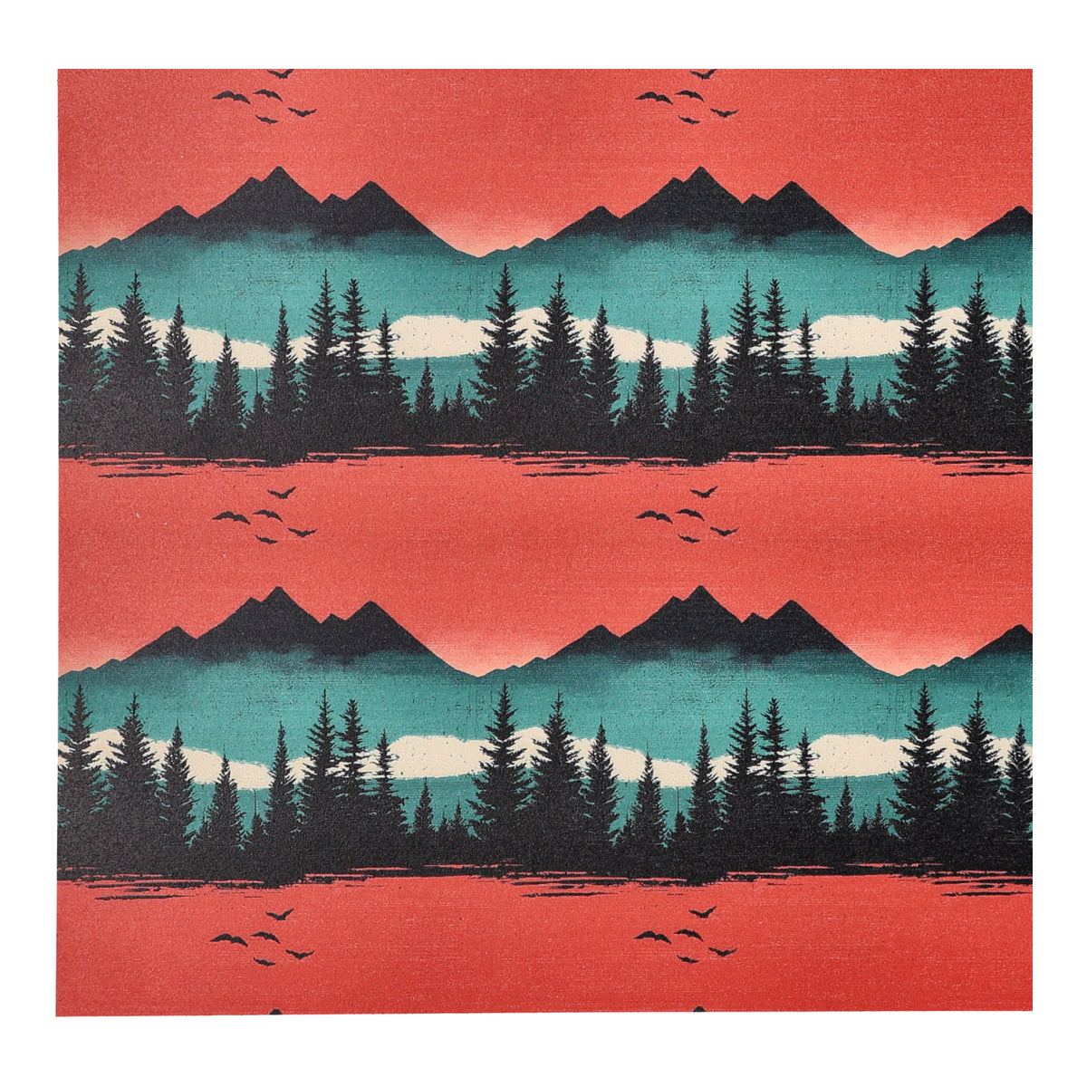 PatternPly® Full Coverage Coral Mountains sheet showing the pattern