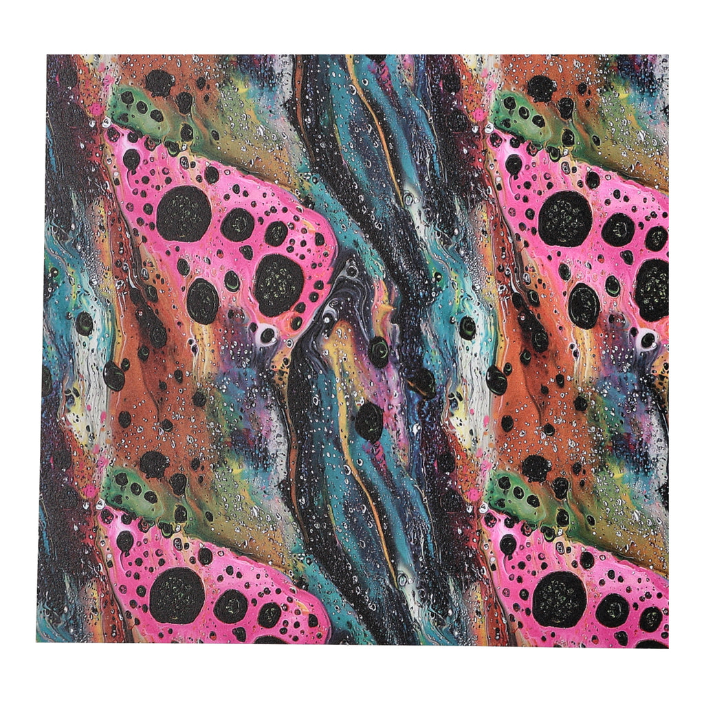 PatternPly® Full Coverage Abstract Fish sheet showing the pattern