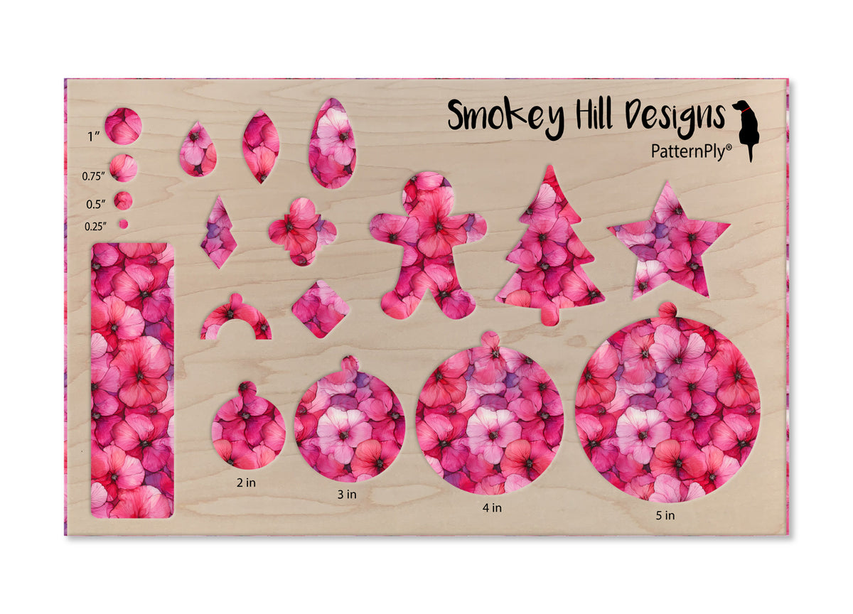 PatternPly® Full Coverage Fuschia Floral product photo 3
