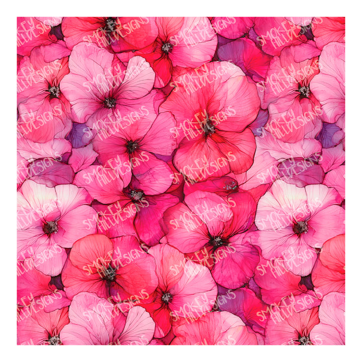 PatternPly® Full Coverage Fuschia Floral