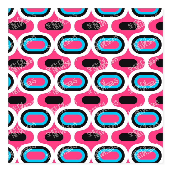 PatternPly® Scattered Futuristic Teardrop Trio