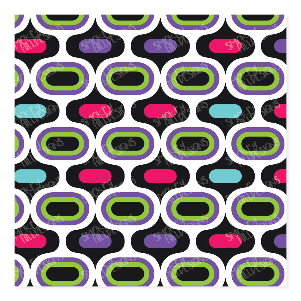 PatternPly® Scattered Futuristic Teardrop Trio