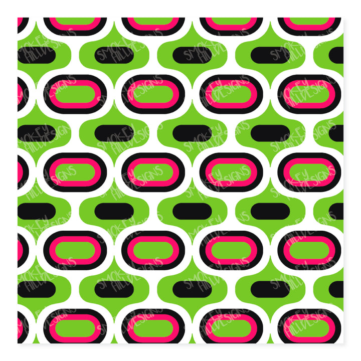 PatternPly® Scattered Futuristic Teardrop Trio