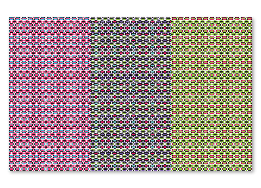 PatternPly® Scattered Futuristic Teardrop Trio