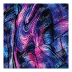 PatternPly® Transparent Realistic Galaxy Stained Glass sheet showing the pattern
