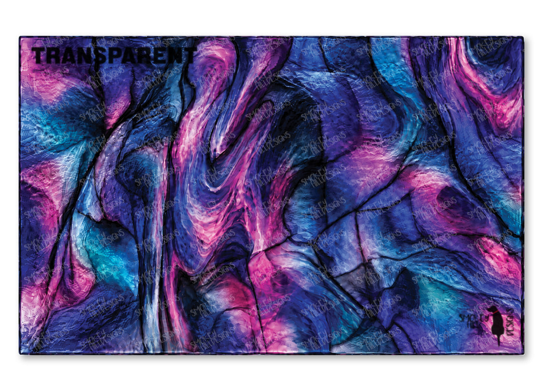 PatternPly® Transparent Realistic Galaxy Stained Glass