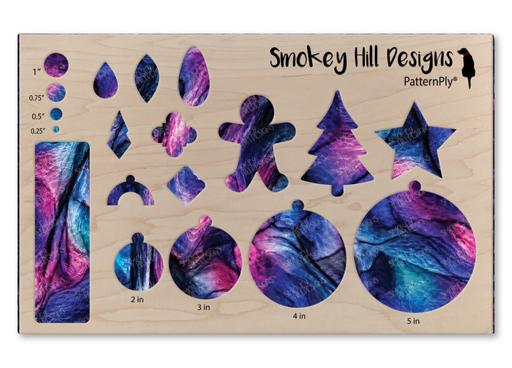 PatternPly® Full Coverage Realistic Galaxy Stained Glass