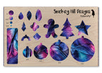 PatternPly® Transparent Realistic Galaxy Stained Glass product photo 3