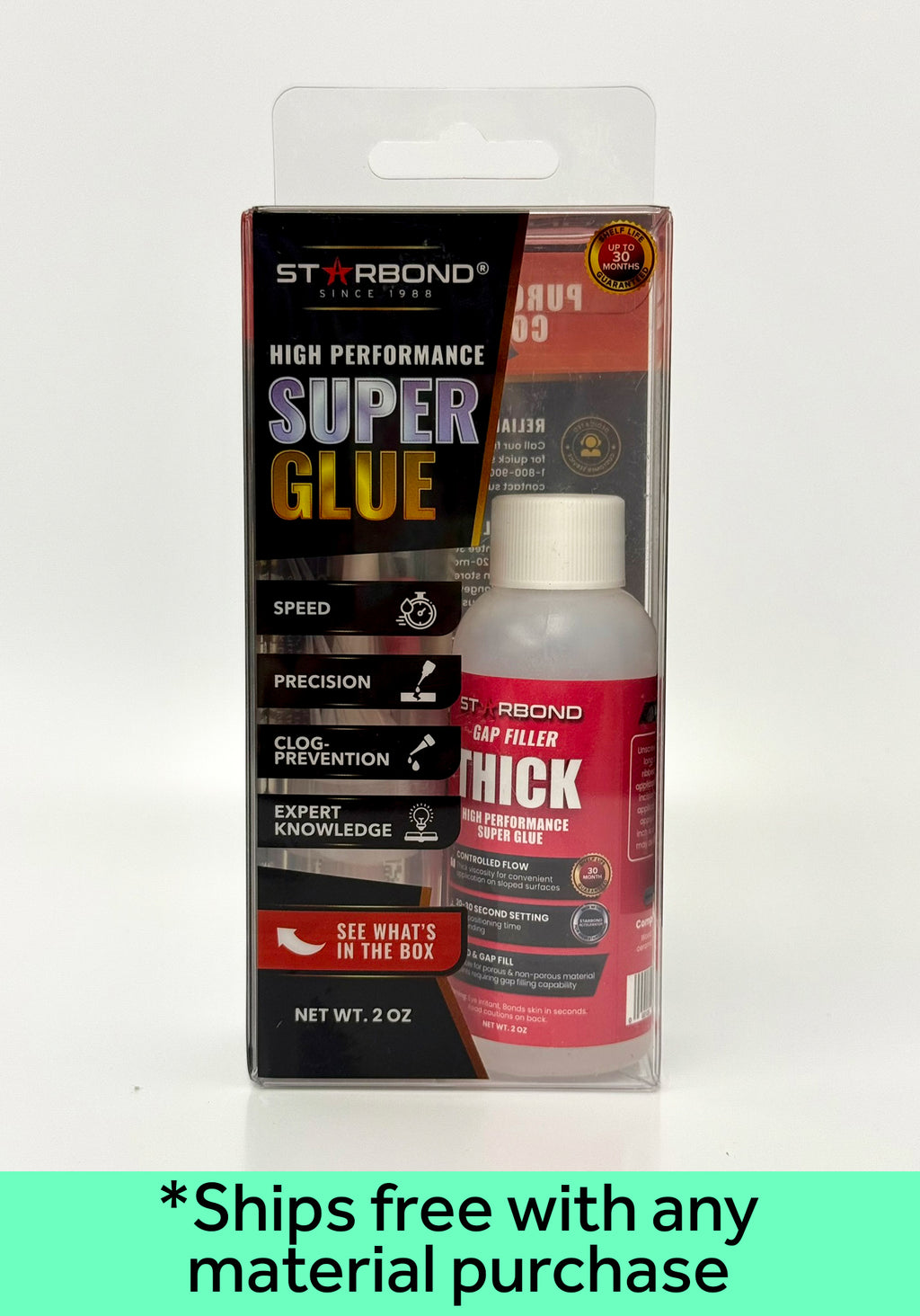 StarBond Thick CA Glue - 2oz CLEAR product photo 2