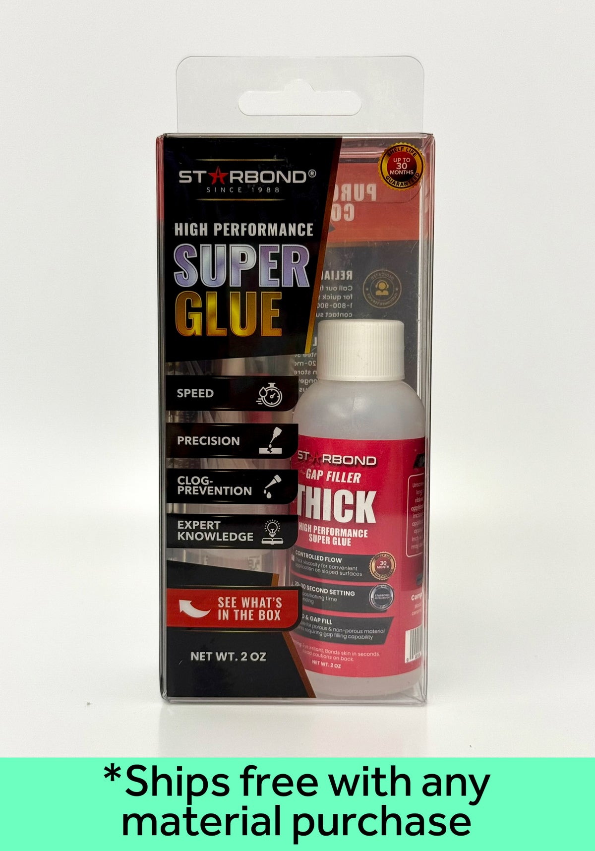 StarBond Thick CA Glue - 2oz CLEAR product photo 2