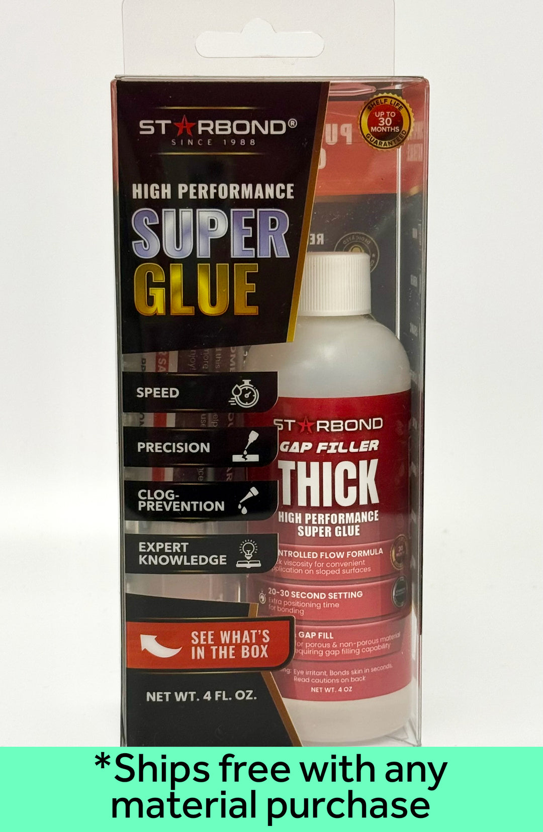 StarBond Thick CA Glue - 4oz CLEAR