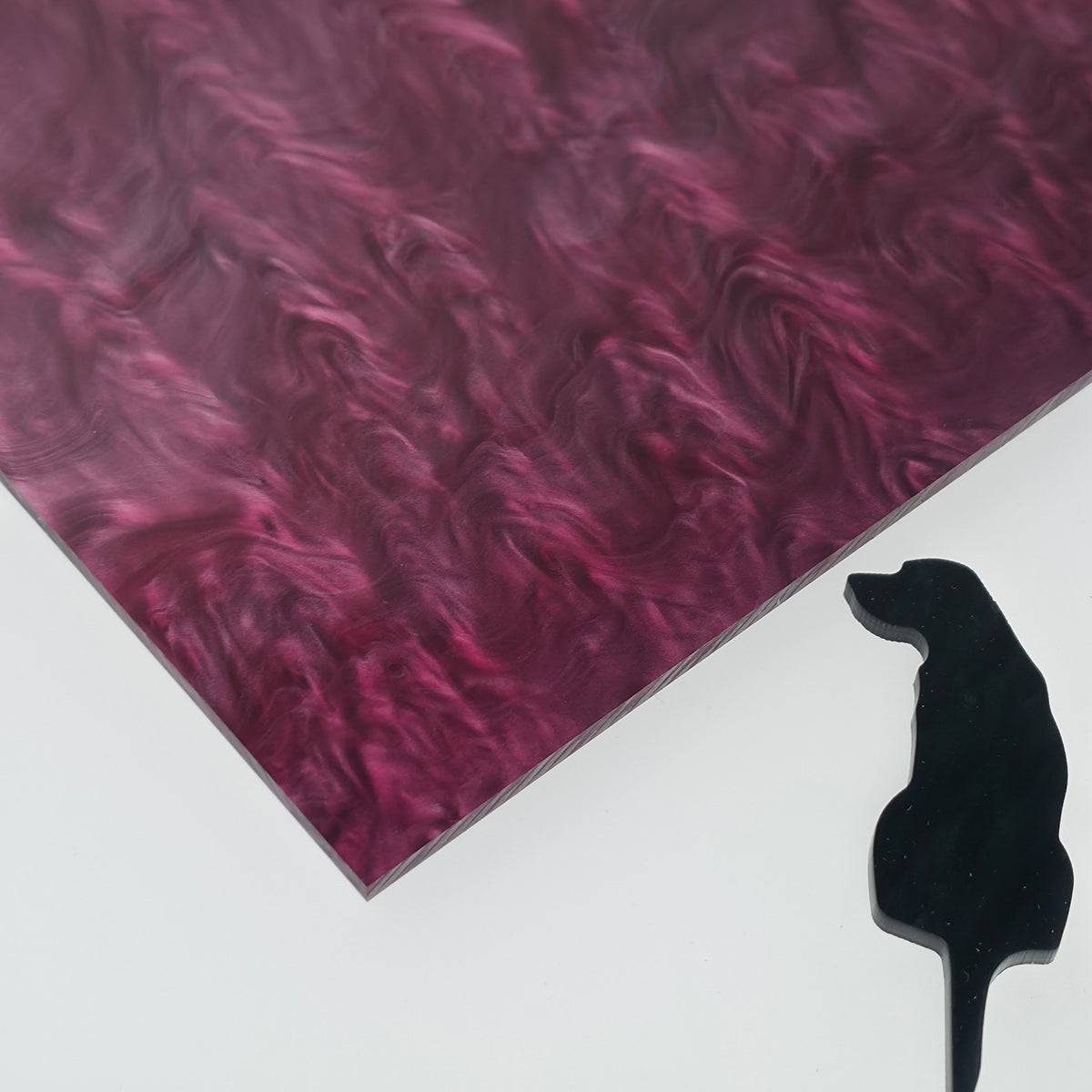 Garnet Planetary Pearl acrylic sheet