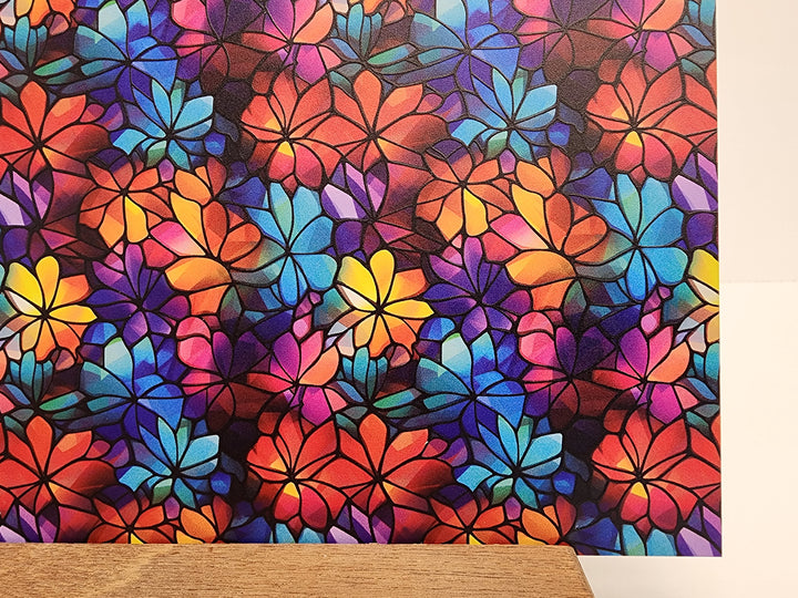 PatternPly® Geometric Floral Stained Glass