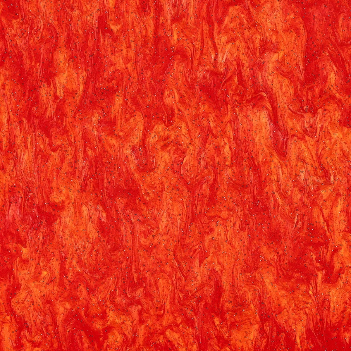 Intergalactic Orange Interstellar Sparkles acrylic sheet