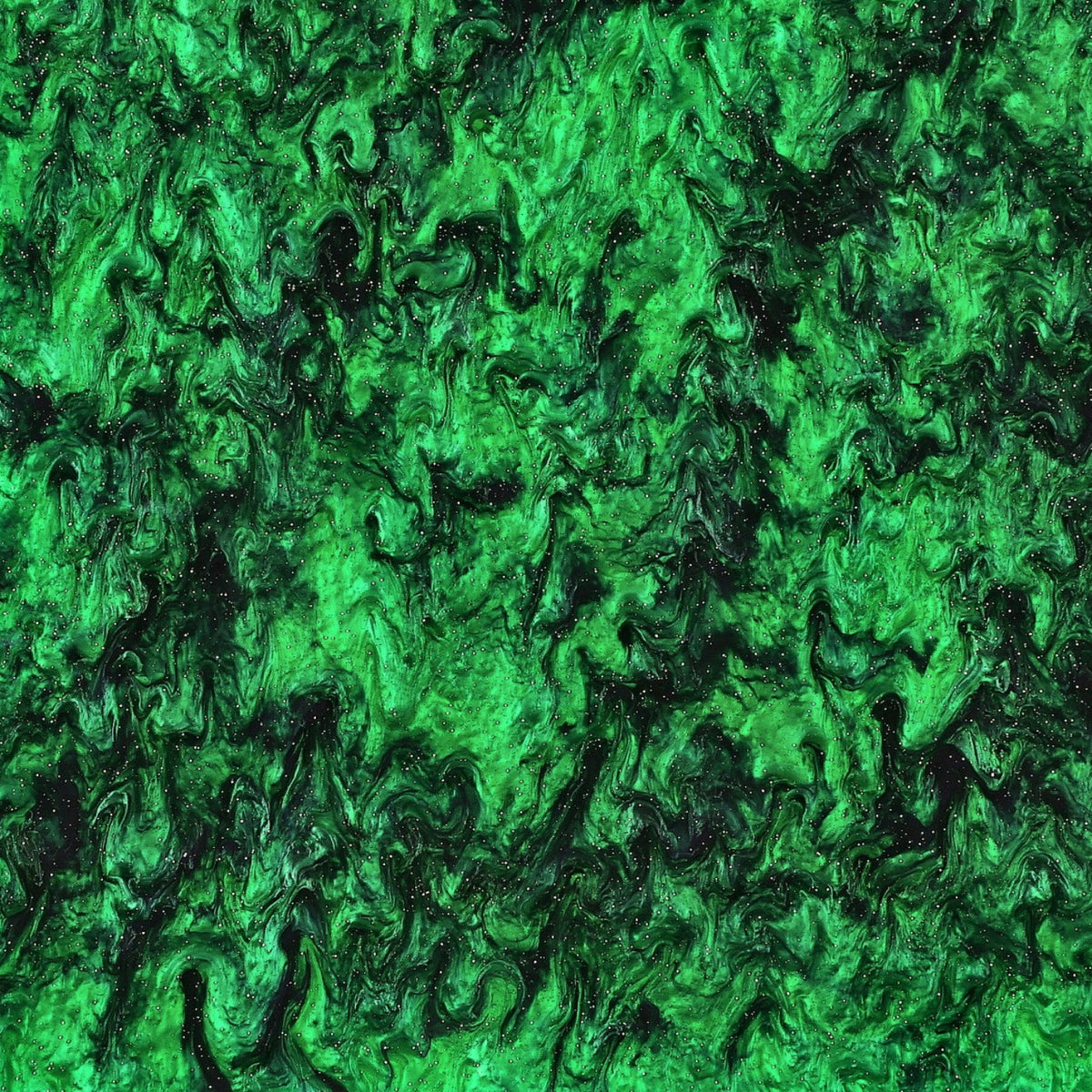 Ethereal Emerald Interstellar Sparkles acrylic sheet