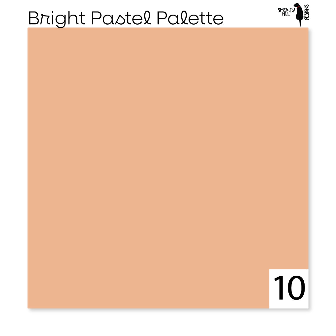 Glitter Lab™ Transparent Volume 1 Bright Pastels Color Palette 10 art scene artwork